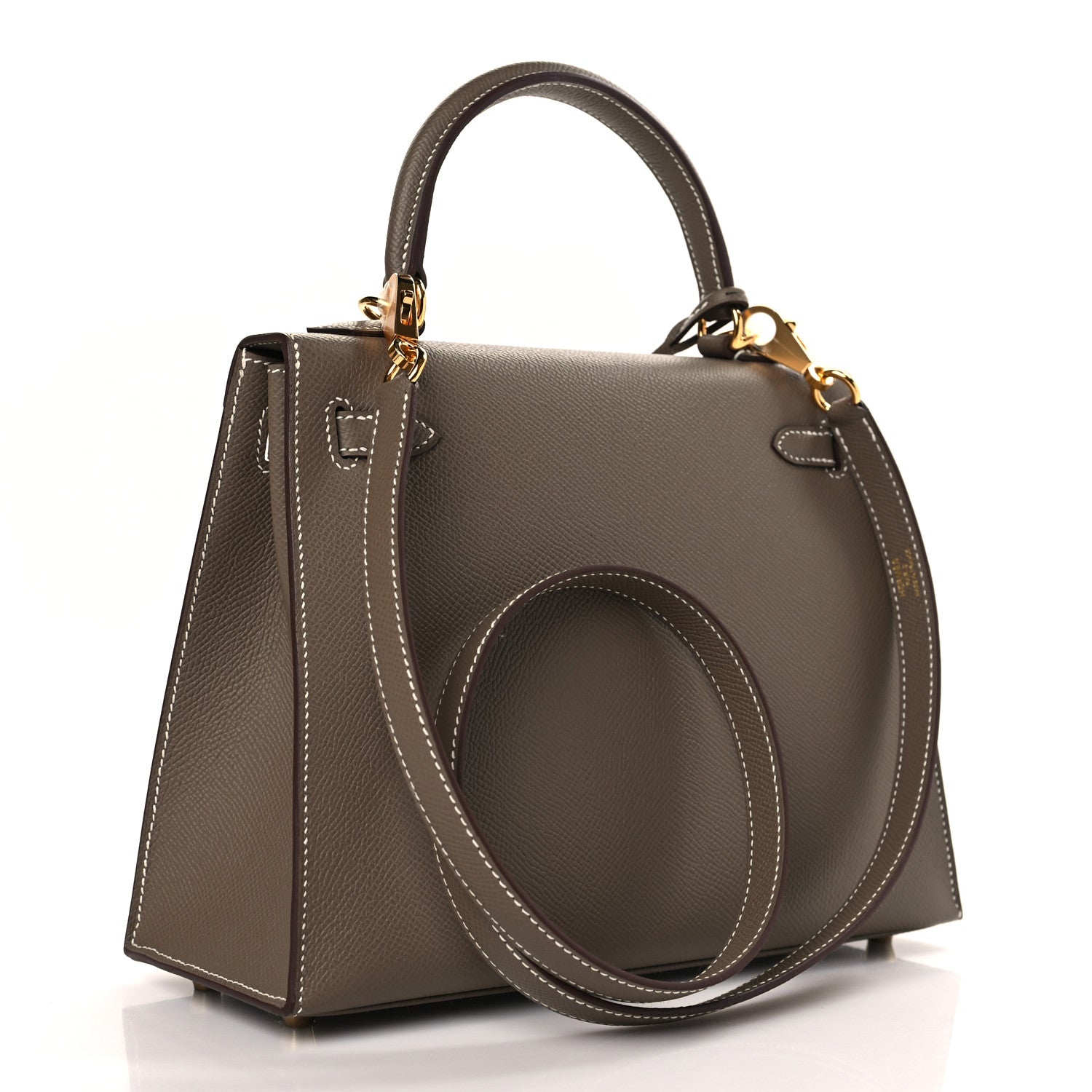 Hermes Epsom Kelly Sellier 25 Etoupe 3 of 9