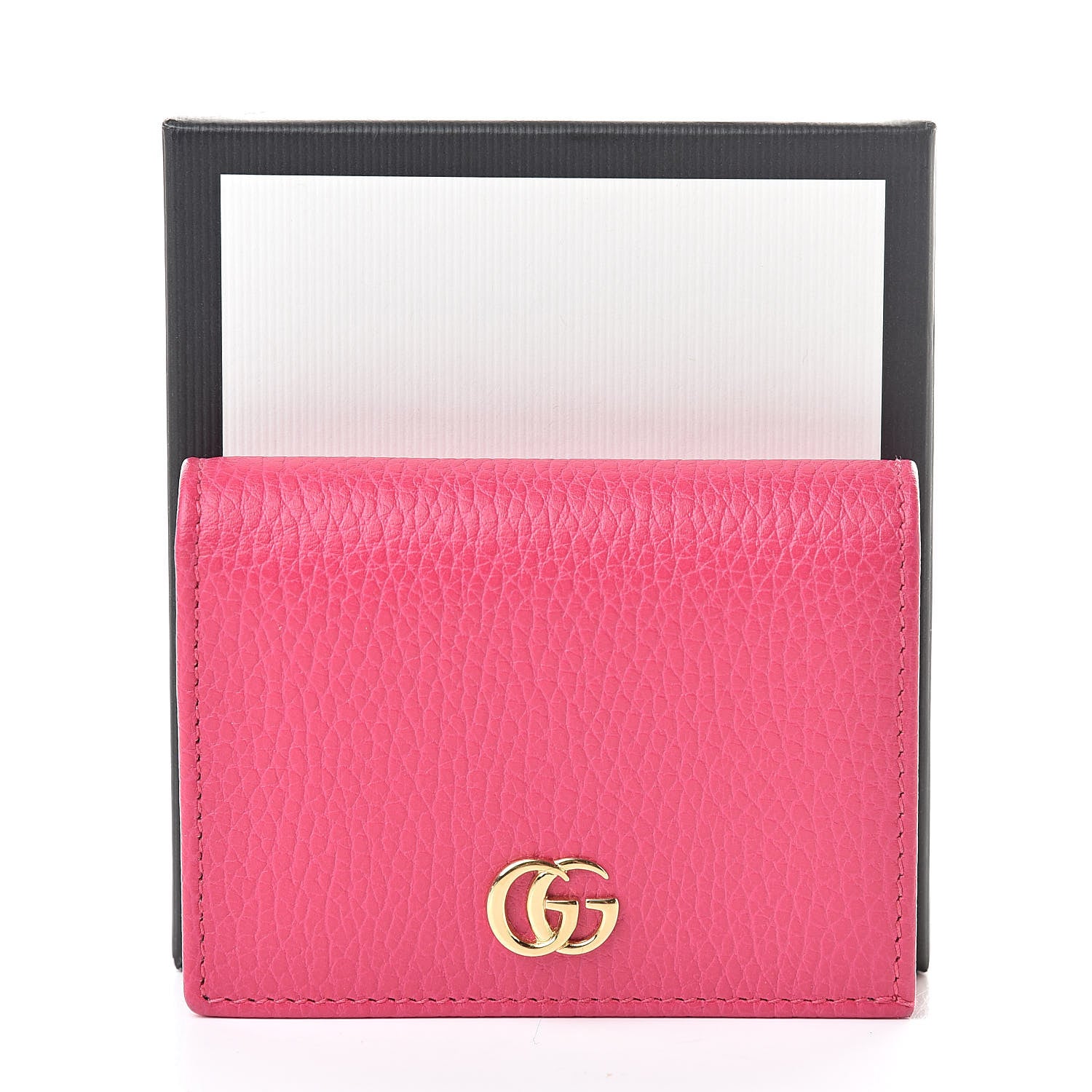 Gucci Dollar Calfskin GG Marmont Card Case Box Pink 10 of 10