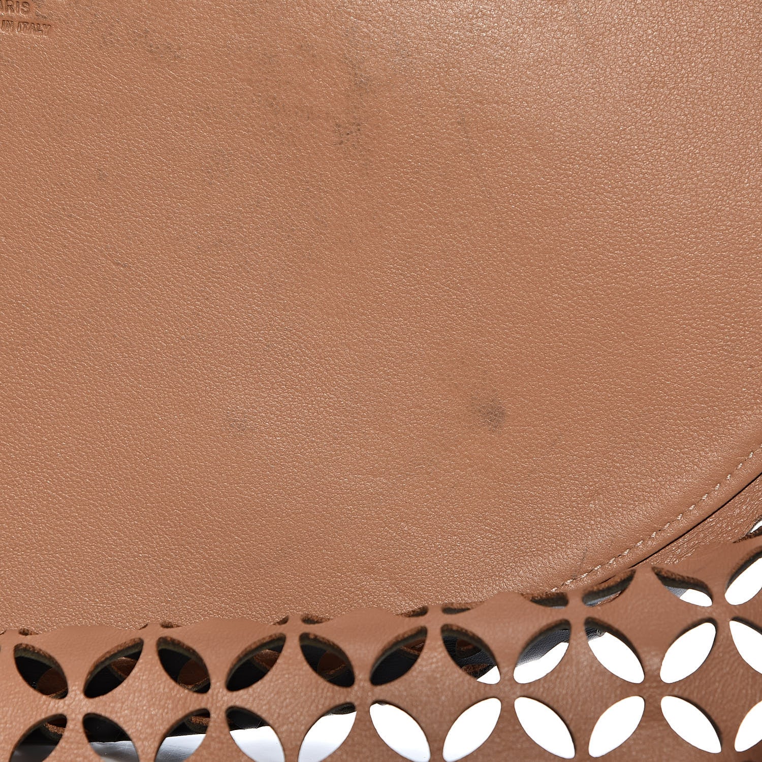 Alaia Calfskin Laser Cut Petale Tote Black 9 of 18