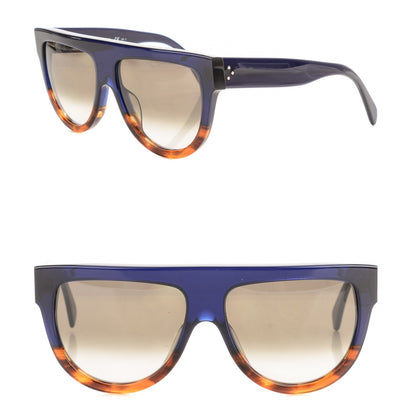 Celine Shadow Sunglasses CL 41026/S Blue Havana 1 of 4