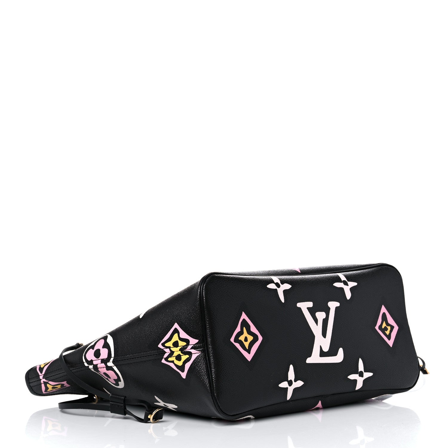Louis Vuitton Monogram Giant Wild At Heart Neverfull MM Black 4 of 8