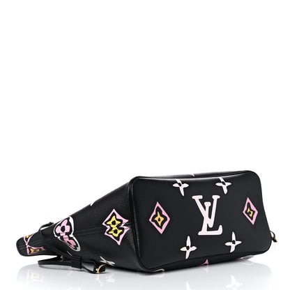 Louis Vuitton Monogram Giant Wild At Heart Neverfull MM Black 4 of 8