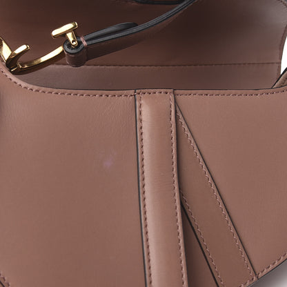 Christian Dior Calfskin Mini Saddle Bag Taupe 10 of 15