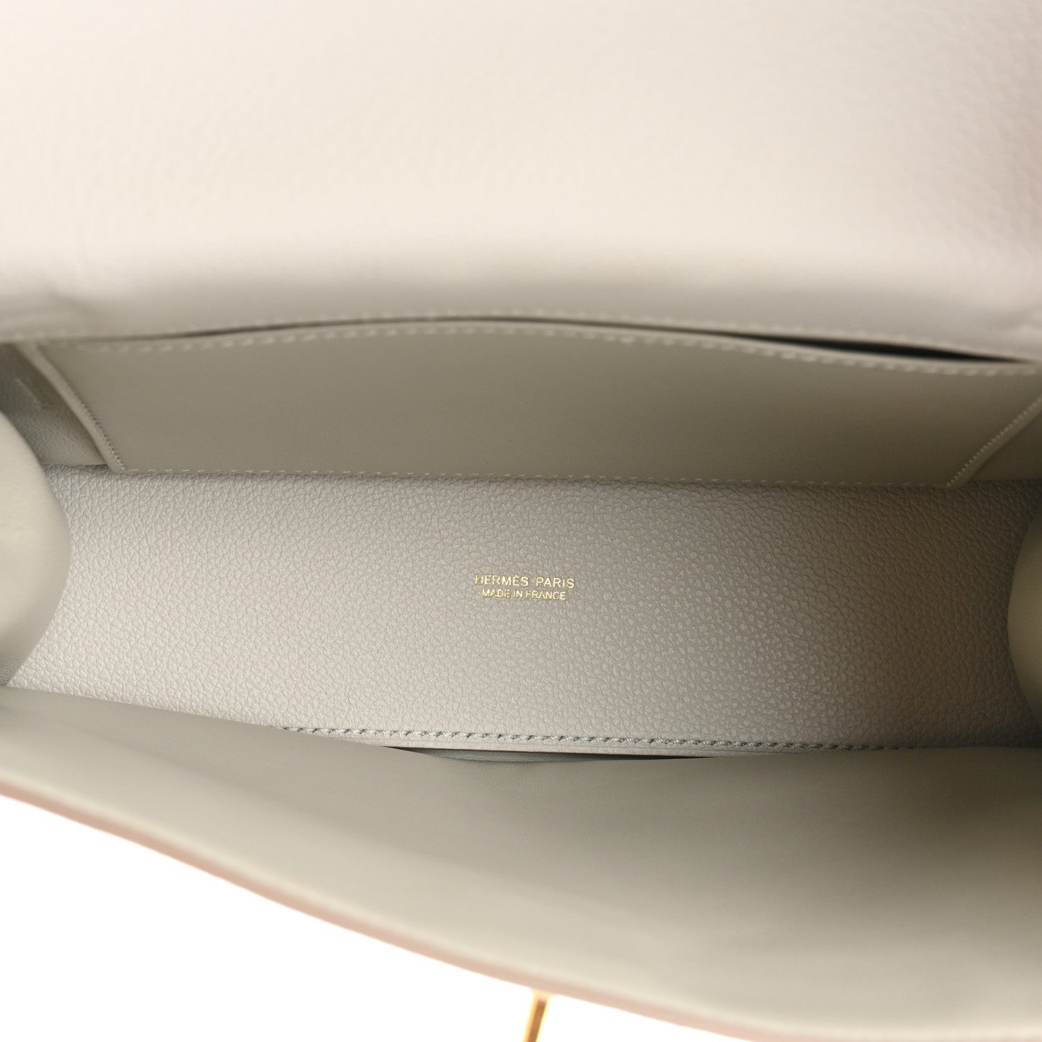 Hermes Evercolor Kelly Danse II Belt Bag Gris Perle 5 of 12