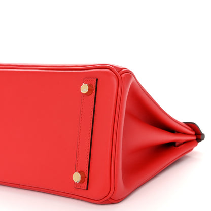 Hermes Swift Birkin 25 Rouge De Coeur 10 of 13