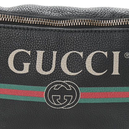 Gucci Grained Calfskin Small Logo Belt Bag Black 15 of 19