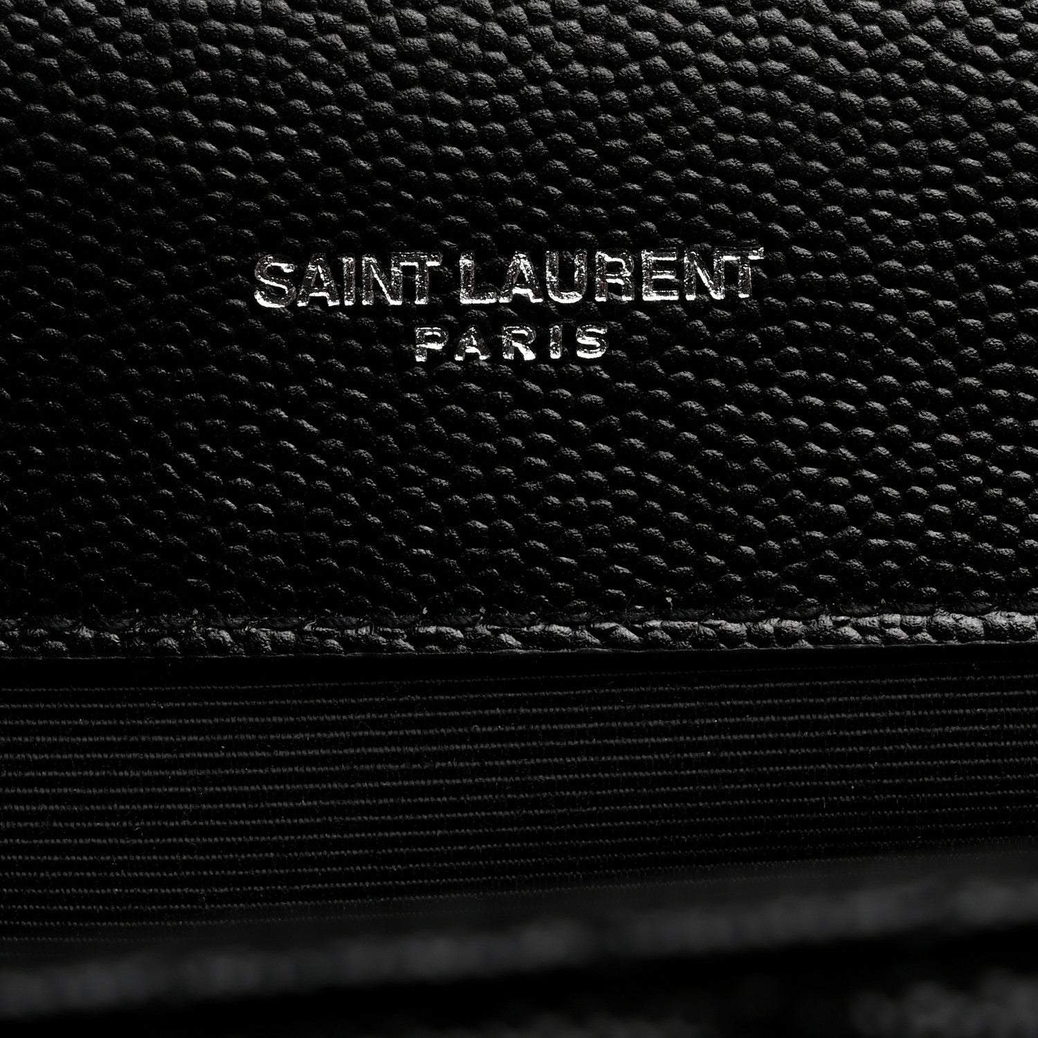 Saint Laurent Grain De Poudre Textured Mixed Matelasse Triquilt Medium Monogram Satchel Black 6 of 11