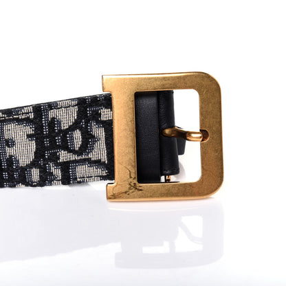 Christian Dior Oblique Diorquake Belt 95 Blue Multi 9 of 11
