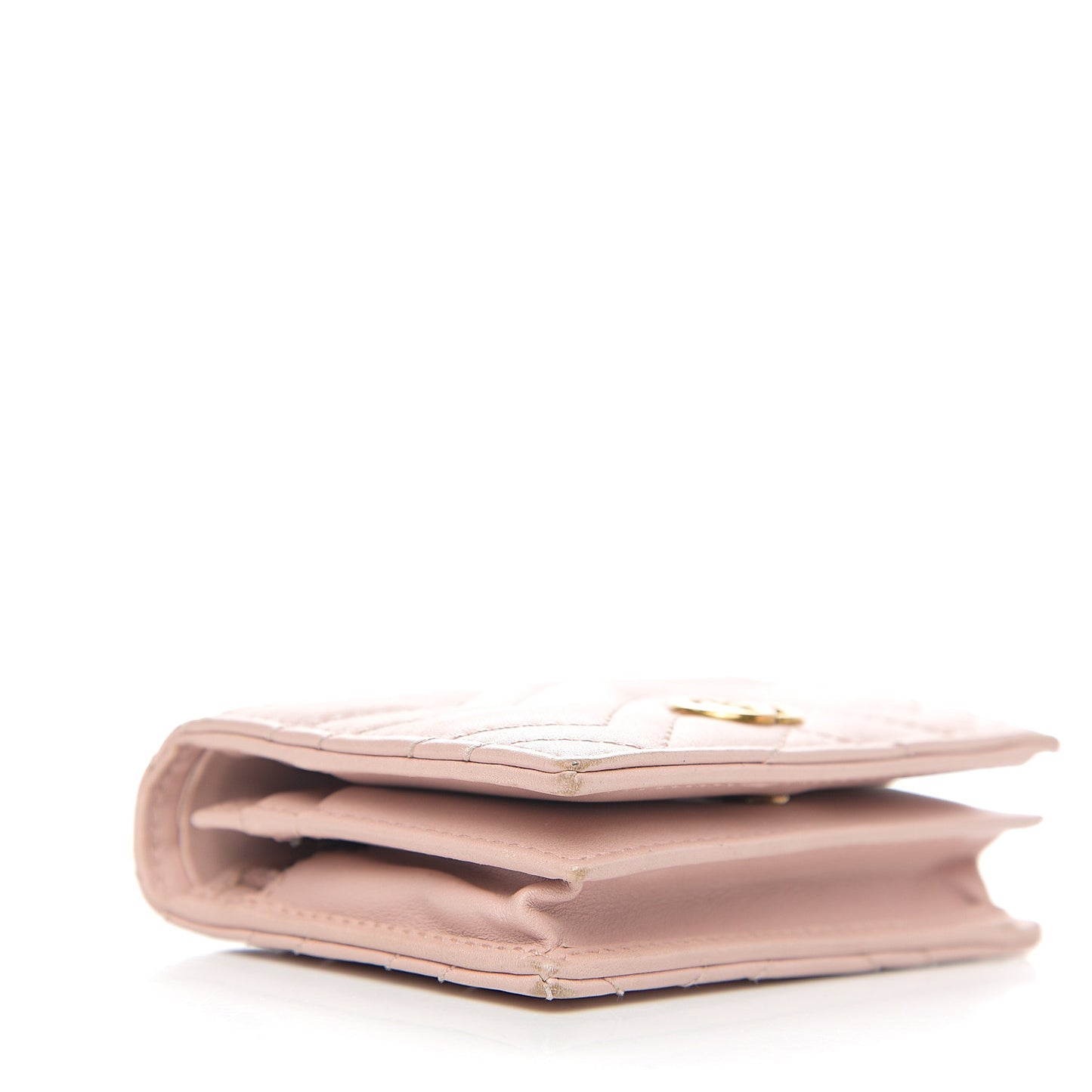 Calfskin Matelasse GG Marmont Card Case Wallet Perfect Pink