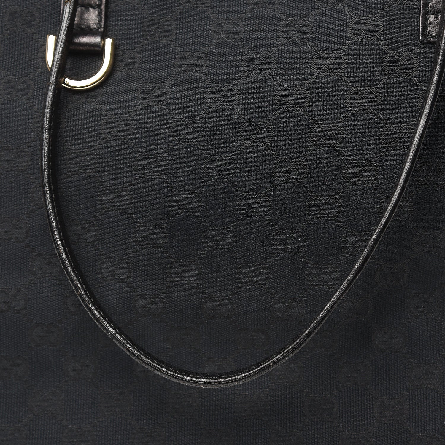 Gucci Monogram Large New Britt Tote Black 15 of 15