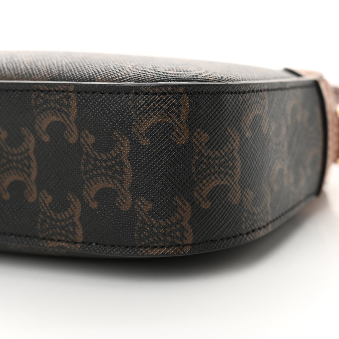 Triomphe Canvas Small Camera Bag Tan