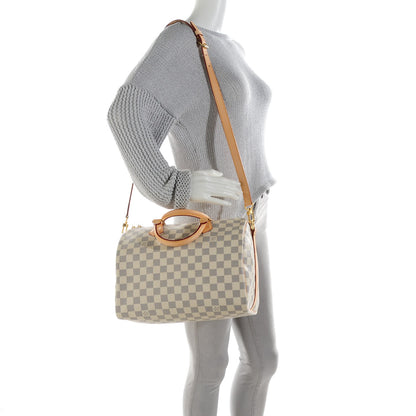 Louis Vuitton Damier Azur Speedy Bandouliere 30 2 of 8