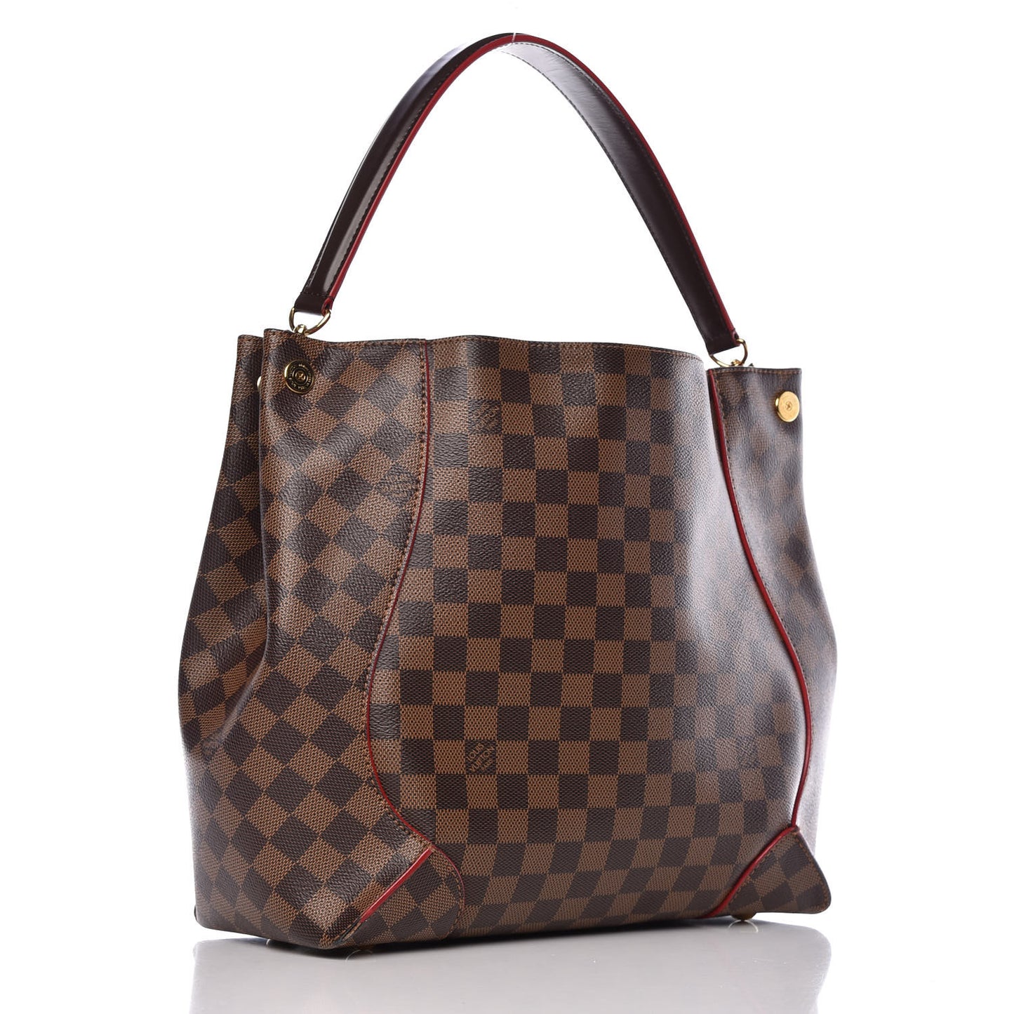 Damier Ebene Caissa Hobo Cherry