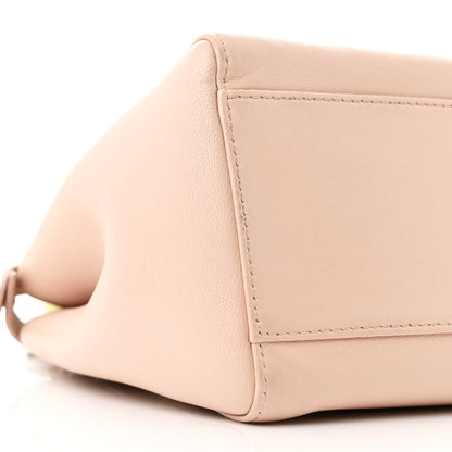Fendi Nappa Colorblock Mini Peekaboo Iconic Satchel Plaster Banana Grigio Polvere 10 of 11