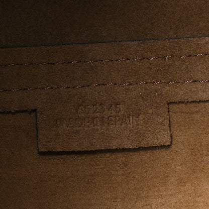 Loewe Shiny Calfskin Mini Puzzle Fold Tote Pearl Grey Dark Grey 7 of 10