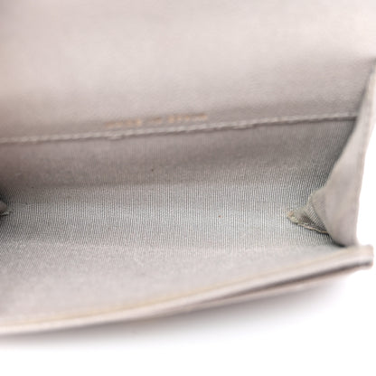 Chanel Caviar Quilted Boy Flap Card Holder Grey 5 of 14