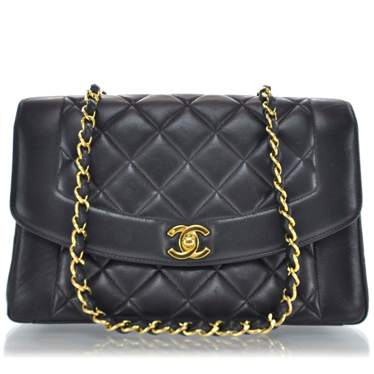 Chanel Lambskin Medium Flap Black 1 of 12