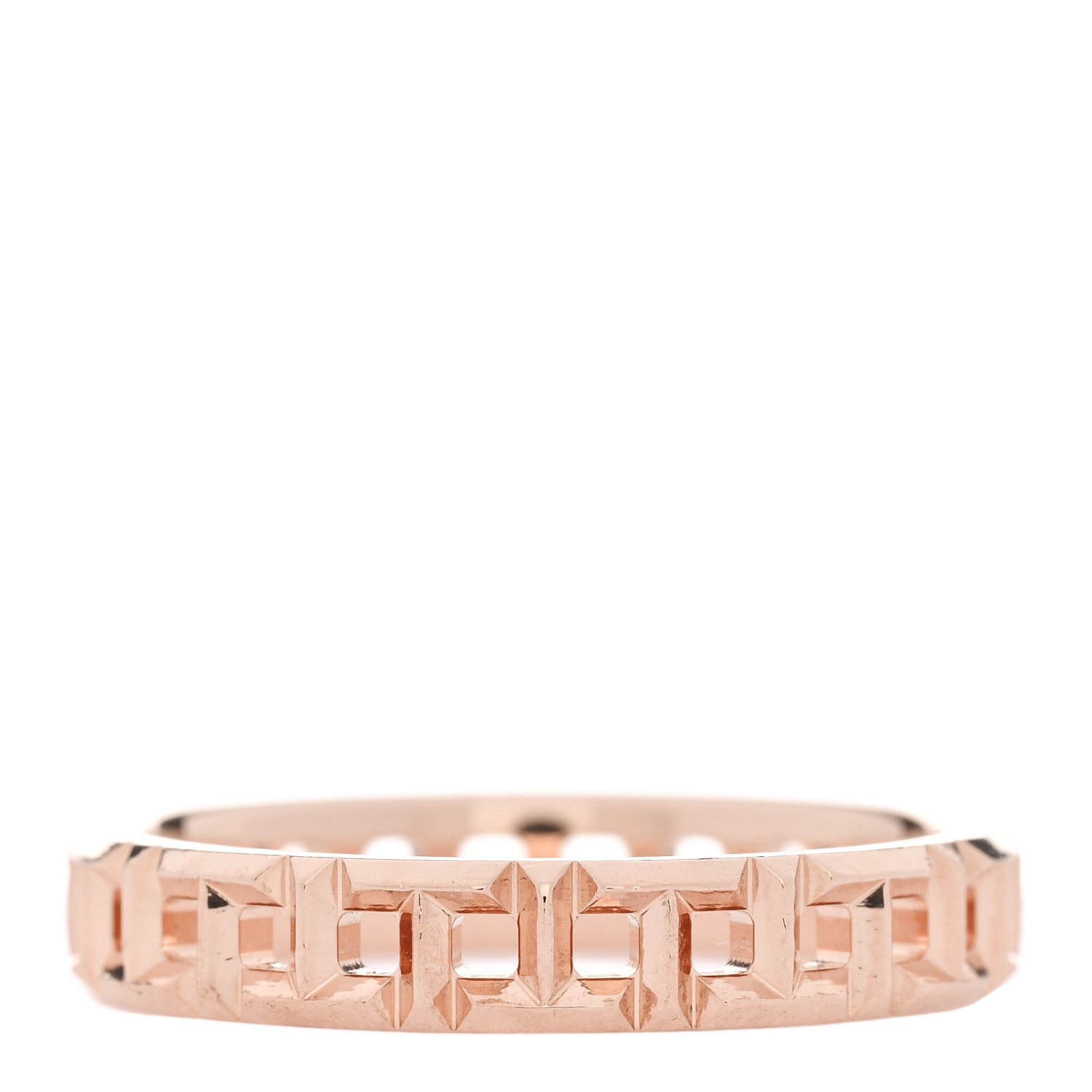Tiffany 18K Rose Gold Narrow T True Ring 52 6 3 of 5