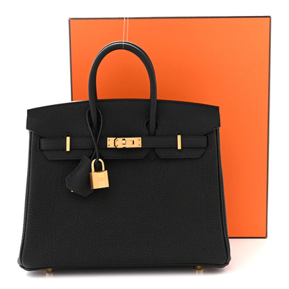 Hermes Togo Birkin 25 Black 13 of 13