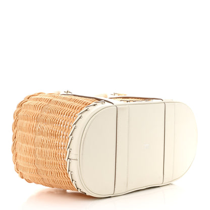 Hermes Swift Wicker Osier Garden Party Mushroom 4 of 10