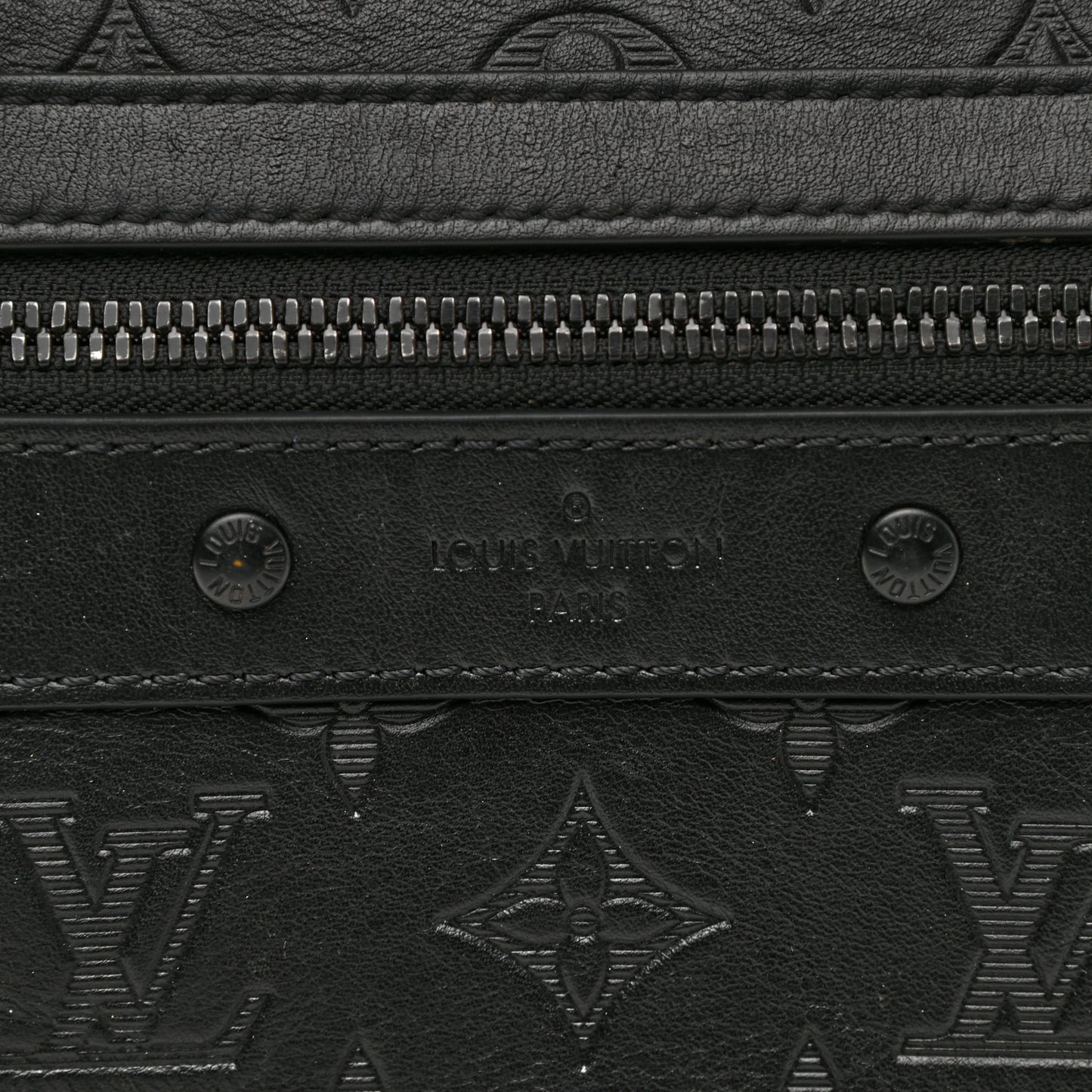 Calfskin Monogram Shadow Sprinter Backpack Black