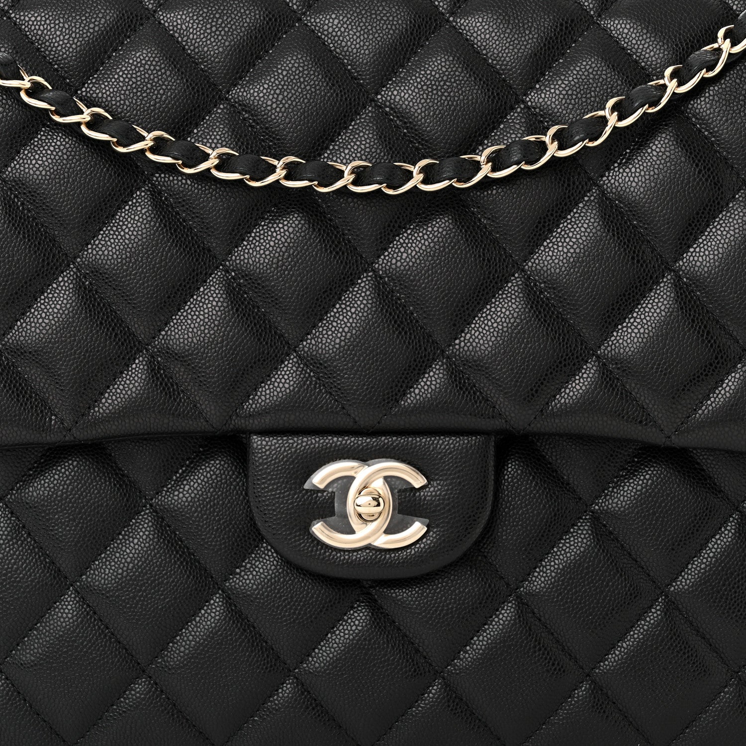 Chanel Caviar Quilted XXL Travel Flap Bag Black 8 of 11