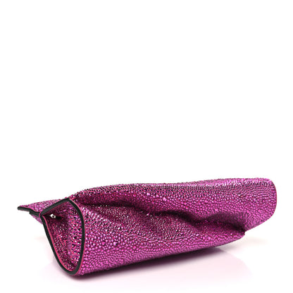 Christian Louboutin Crystal Small Loubitwist Clutch Fuchsia 4 of 9