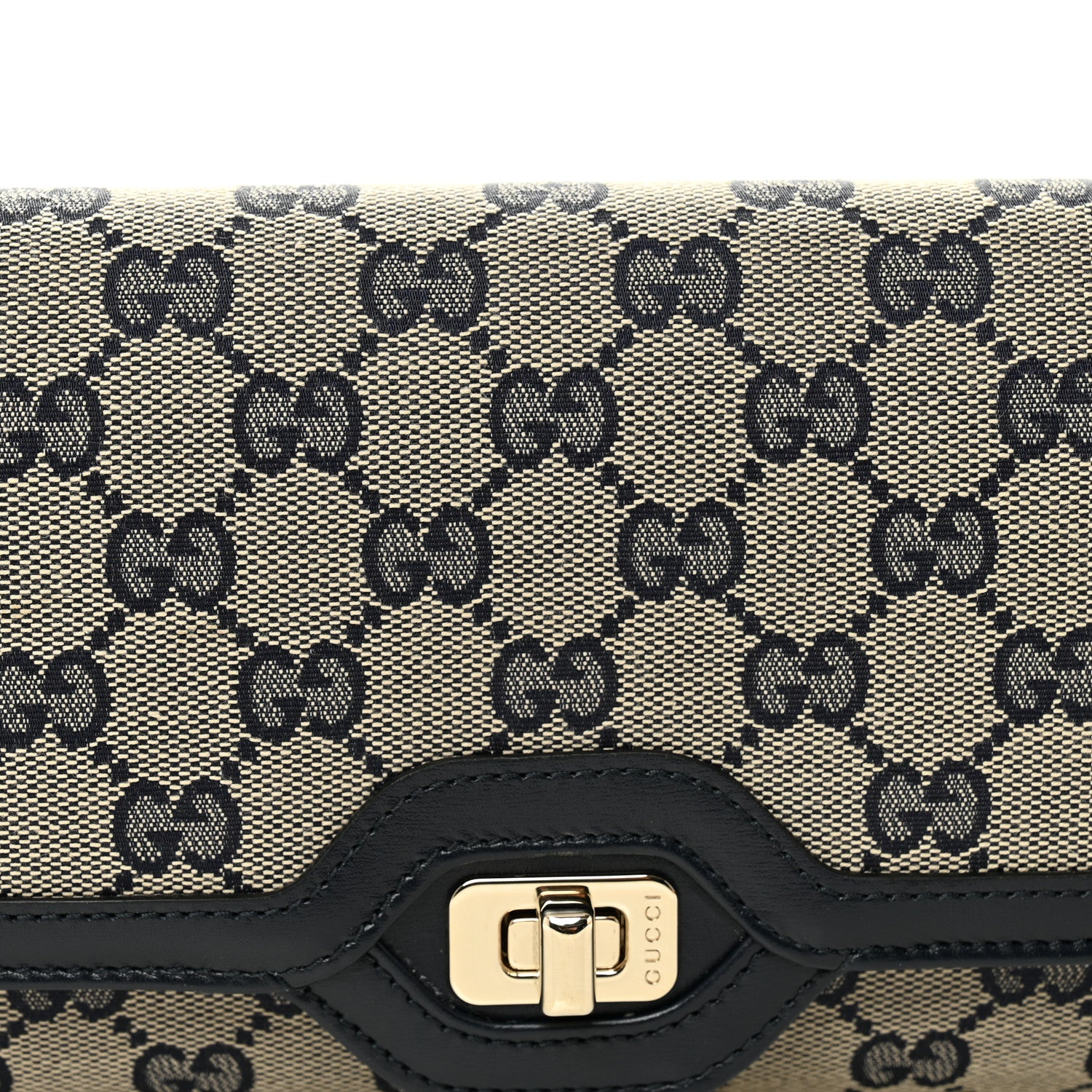 Gucci GG Monogram Small Luce Shoulder Bag Beige Blue 8 of 10