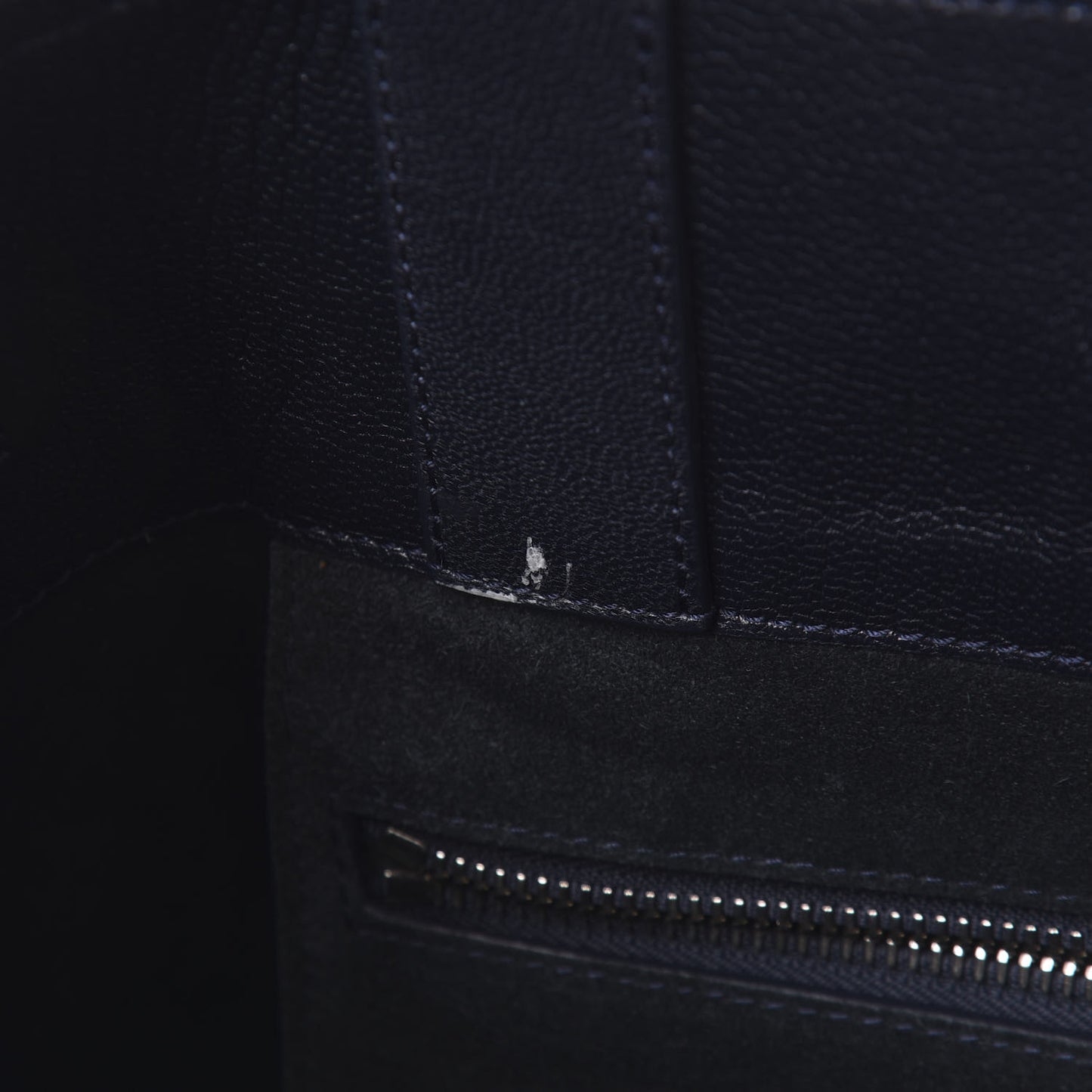 Shiny Goatskin Bayswater Tote Midnight
