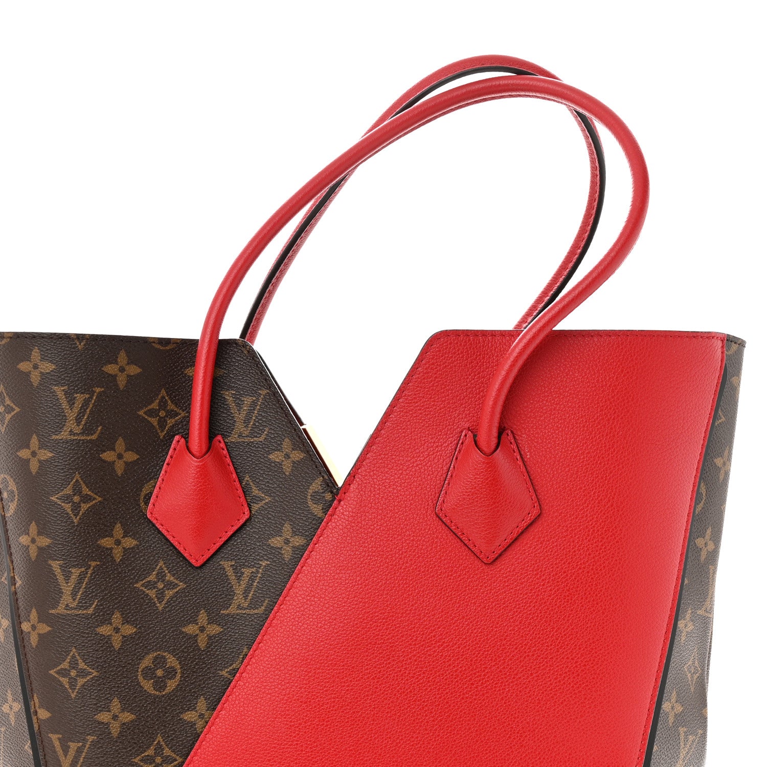 Louis Vuitton Calfskin Monogram Kimono Tote Cherry 14 of 16