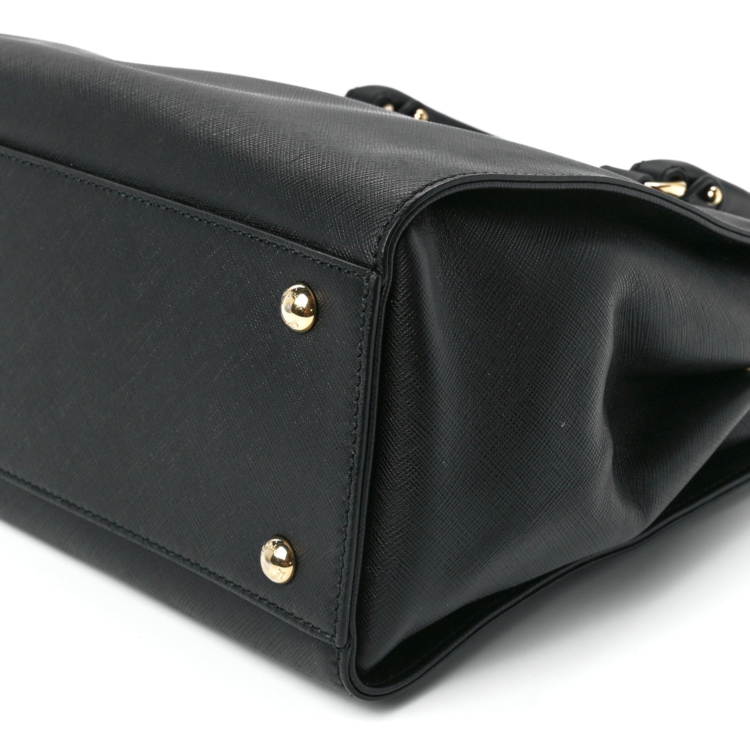 Salvatore Ferragamo Saffiano Small Beky Tote Black 13 of 13