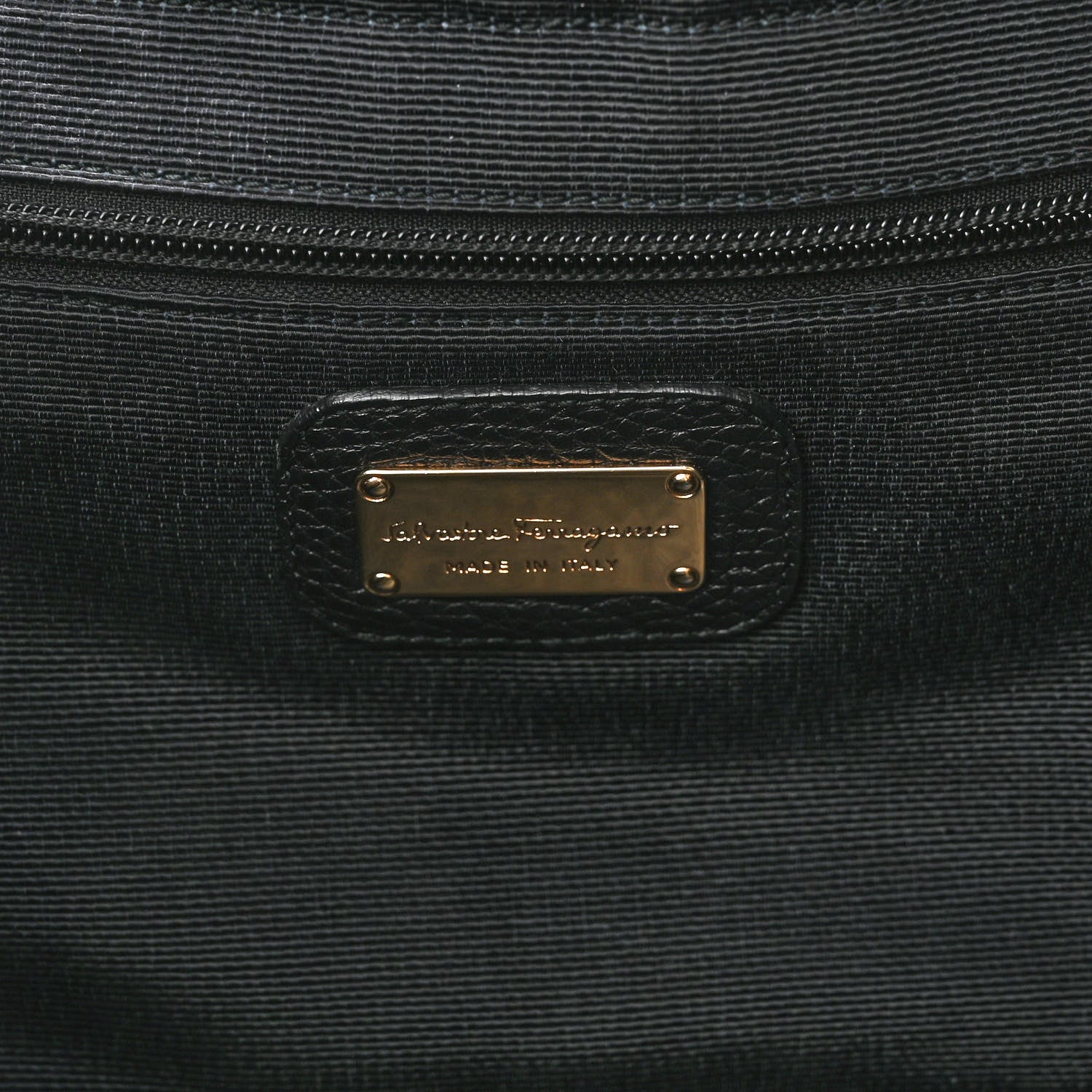 Salvatore Ferragamo Calfskin Medium Tote Black 6 of 10