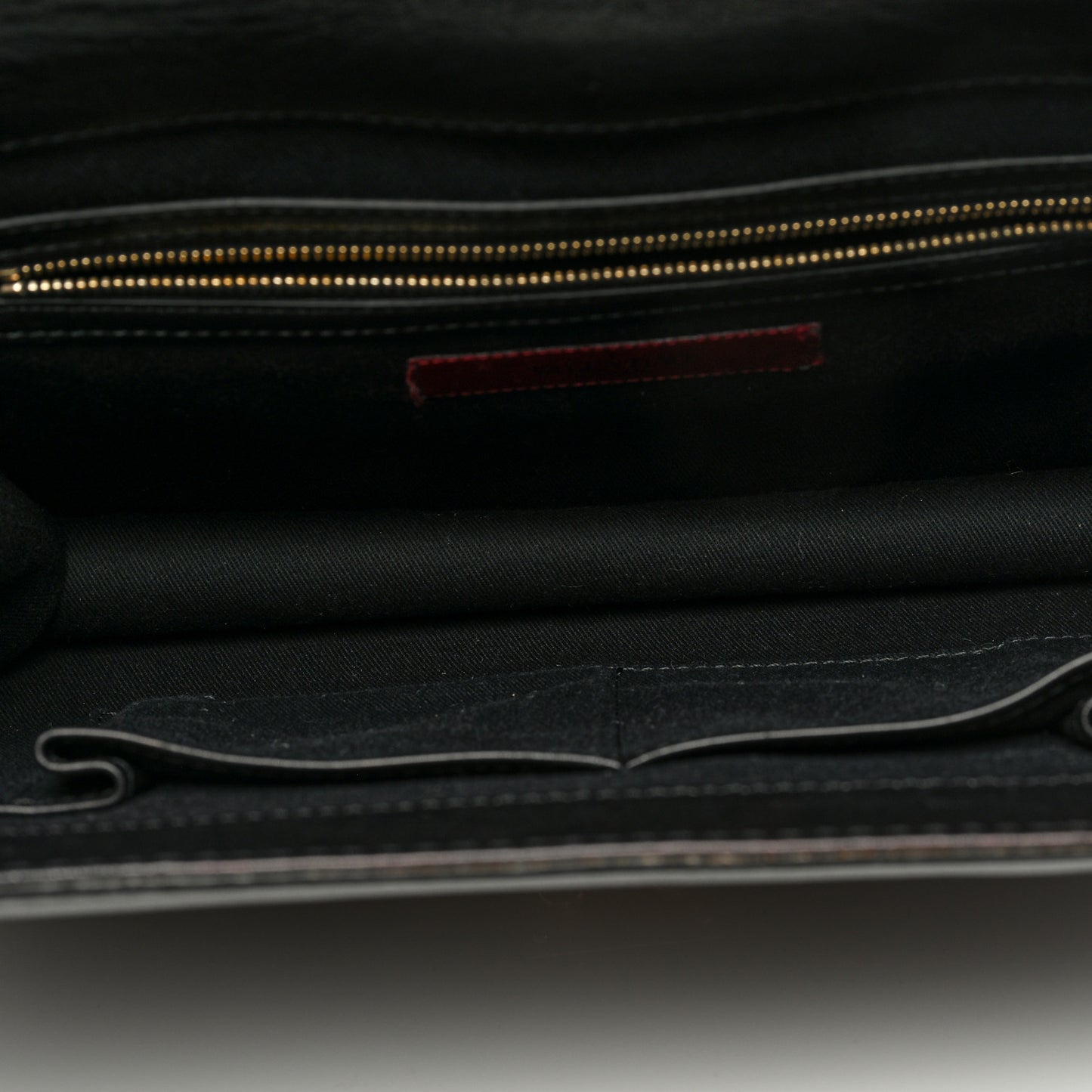 Vitello Extra Large Glam Lock Rockstud Flap Black