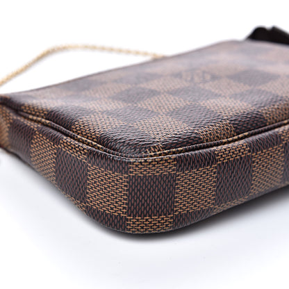Louis Vuitton Damier Ebene Mini Pochette Accessories 8 of 10