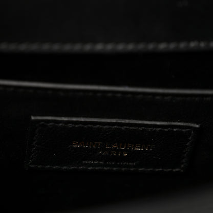 Saint Laurent Smooth Calfskin Small Manhattan Shoulder Bag Black 5 of 12