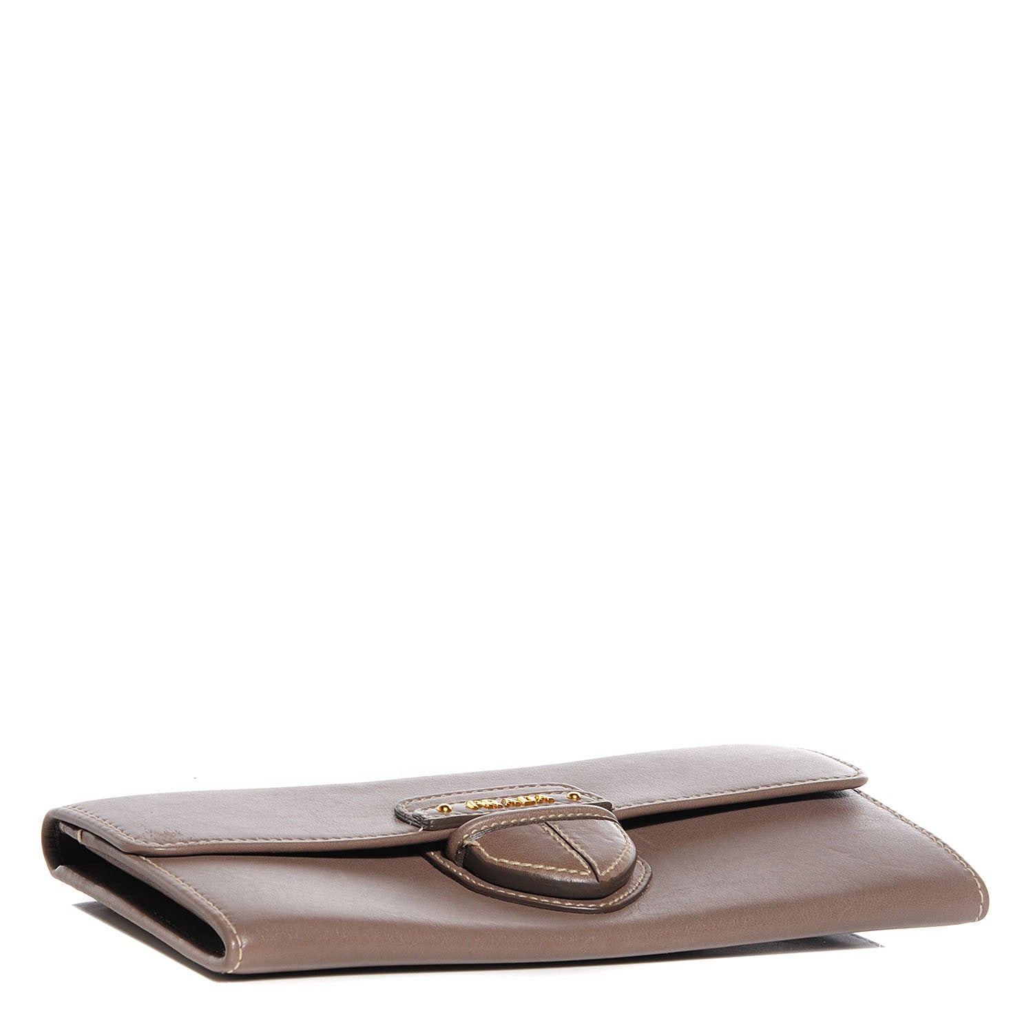 Prada City Calf Long Wallet Argilla 4 of 10