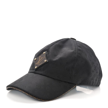 Louis Vuitton Silk Monogram Cap L Black 1 of 9