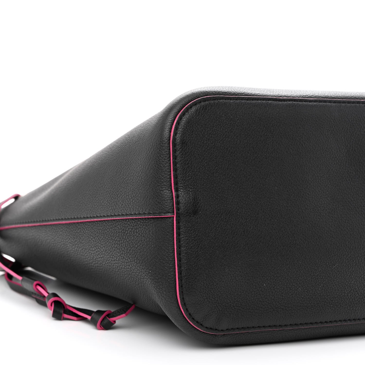 Louis Vuitton Calfskin Lockme Bucket Black 9 of 11