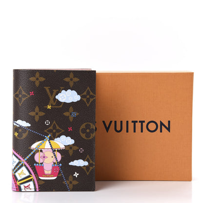 Louis Vuitton Monogram 2020 Christmas Animation Big Wheel Passport Cover Rose Ballerine 10 of 10