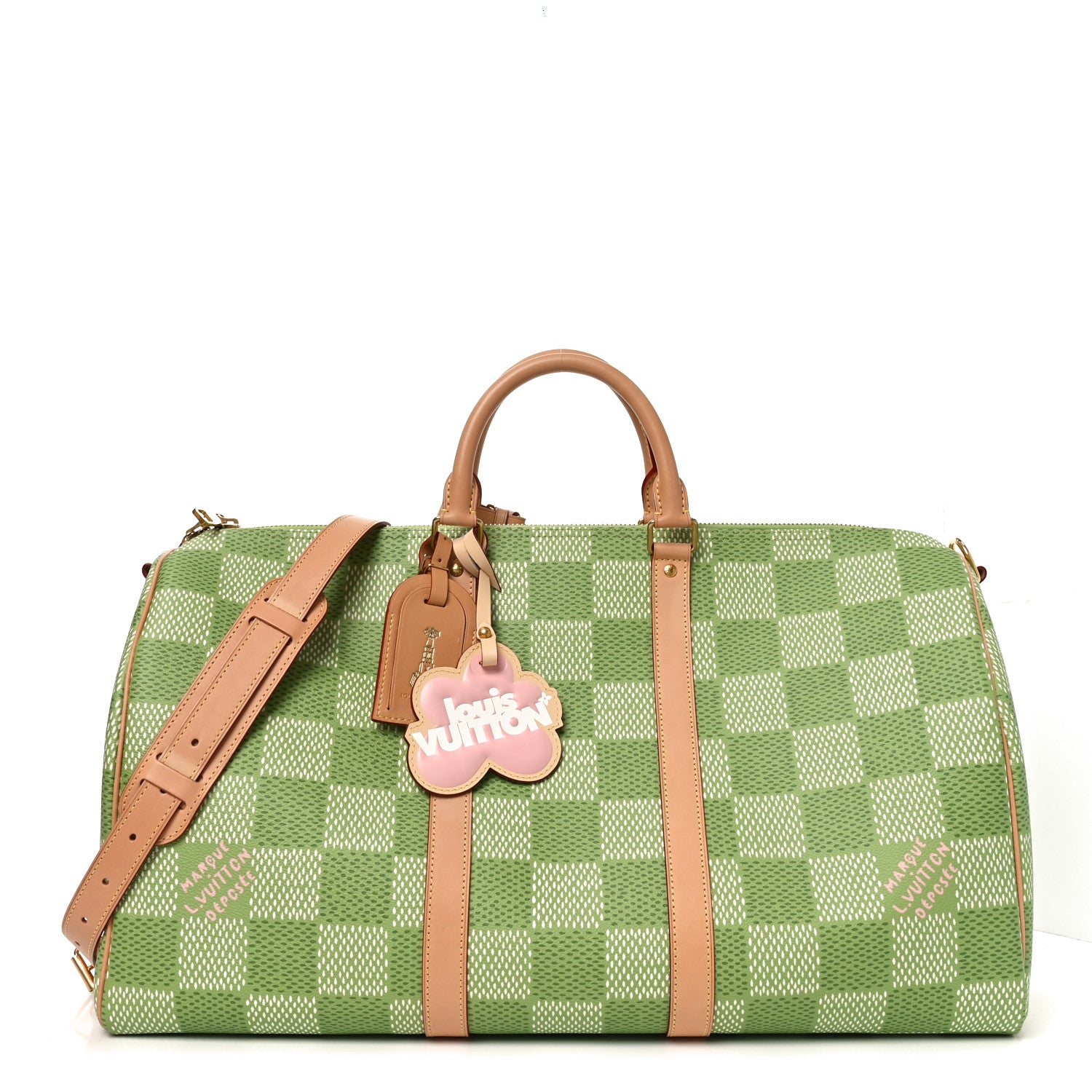 Louis Vuitton Damier Golf Keepall Bandouliere 50 Green 1 of 9