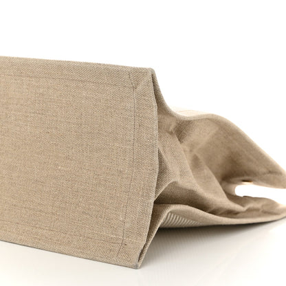 Saint Laurent Linen Calfskin Rive Gauche Tote Beige Sea Salt 10 of 10