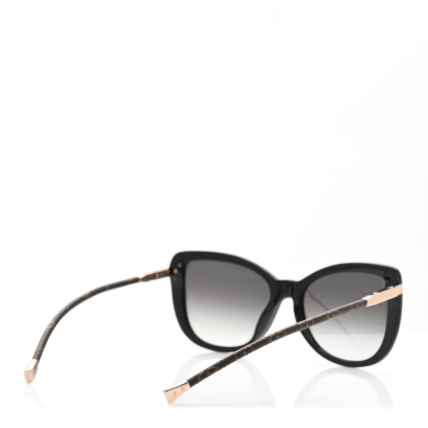 Louis Vuitton Monogram Acetate Charlotte Sunglasses Z0781E 4 of 9