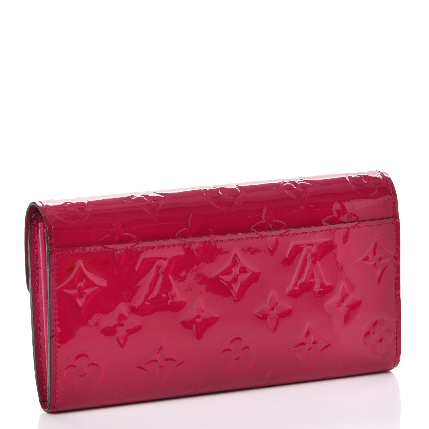 Louis Vuitton Vernis Sarah Wallet NM Rose Indien 3 of 13