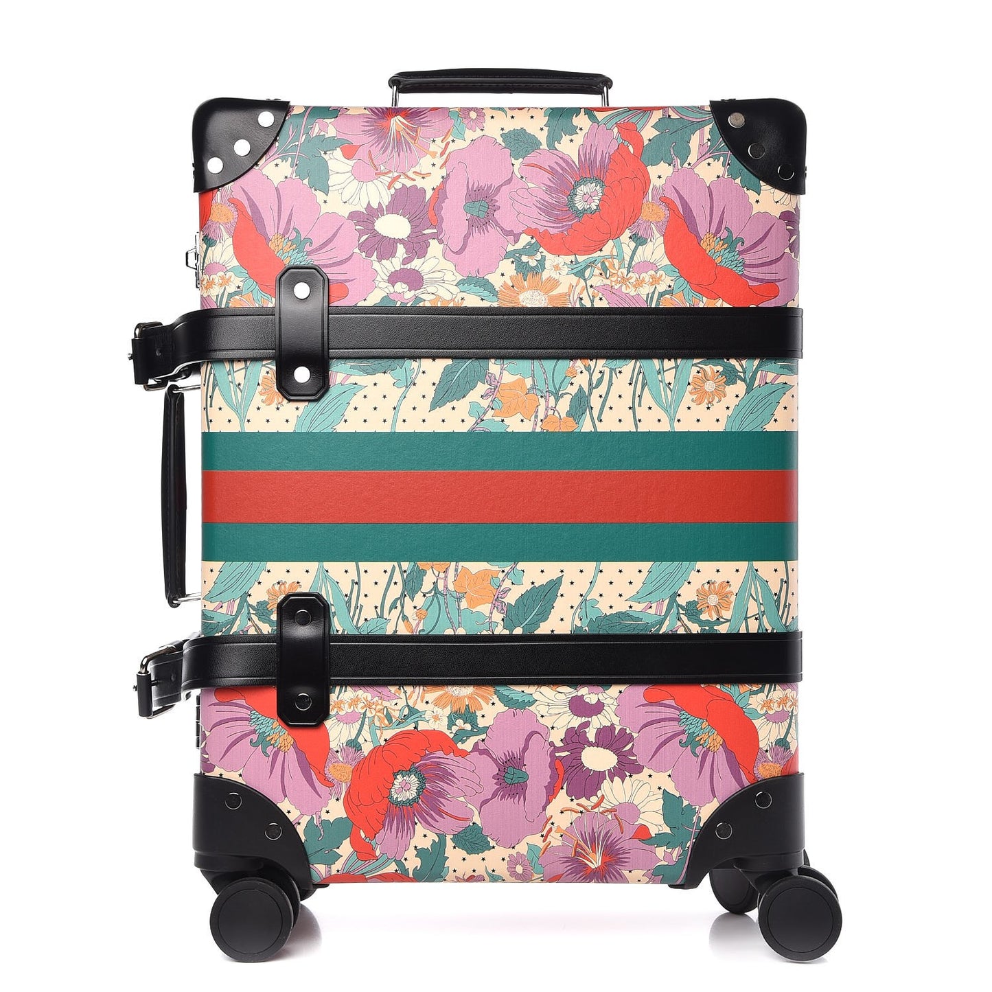 GG Floral Web Carry On Trolley Multi