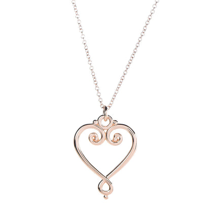 Tiffany 18K Rose Yellow Gold Paloma Picasso Venezia Goldoni Heart Pendant Necklace 3 of 7
