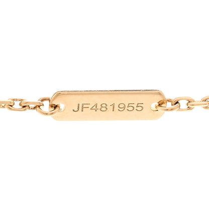 Van Cleef & Arpels 18K Yellow Gold Mother of Pearl Vintage Alhambra Pendant Necklace 5 of 5