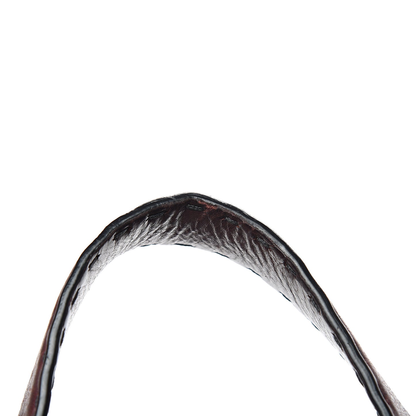 Calfskin Large Soft Stirrup Shoulder Bag Burgundy
