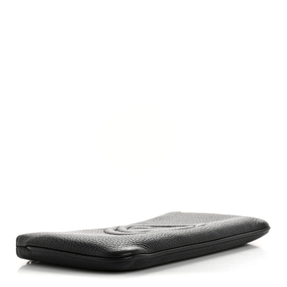 Gucci Pebbled Calfskin Soho Wristlet Black 4 of 11