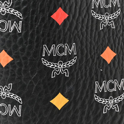 MCM Visetos Spektrum Medium Anya Shopper Tote Black 11 of 12