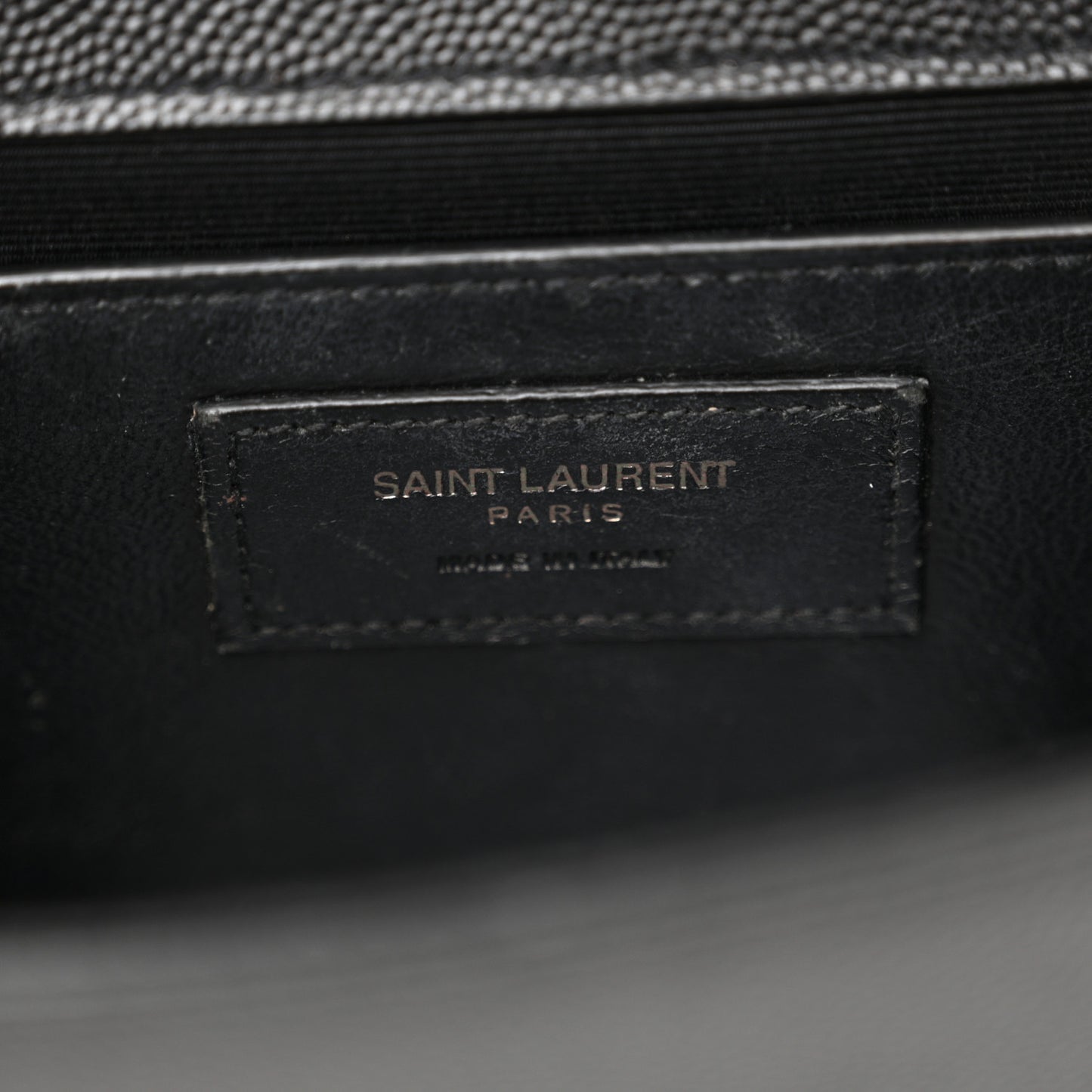 Grain De Poudre Small Monogram Monochrome Kate Satchel Black